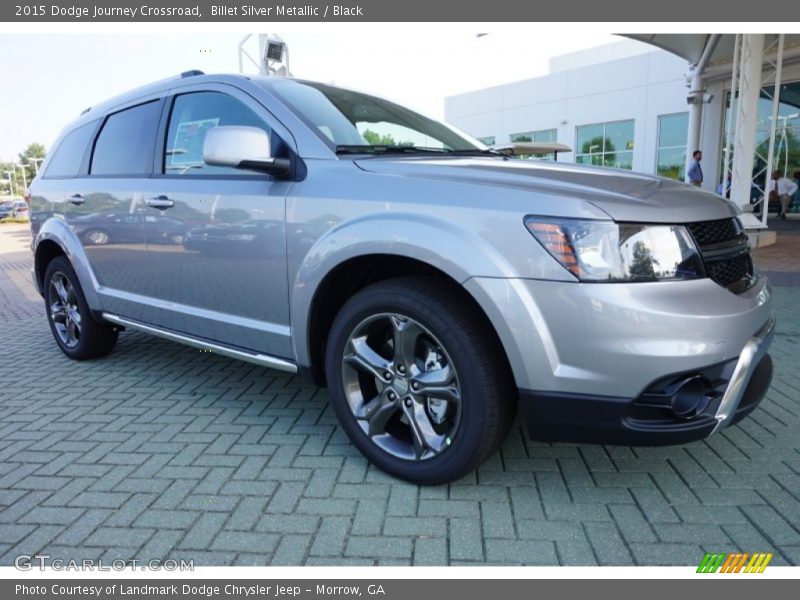 Billet Silver Metallic / Black 2015 Dodge Journey Crossroad