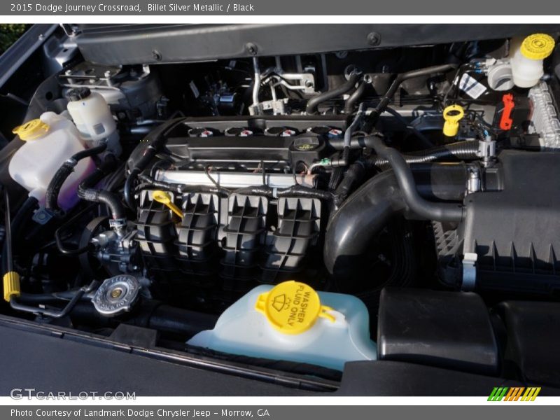 Billet Silver Metallic / Black 2015 Dodge Journey Crossroad