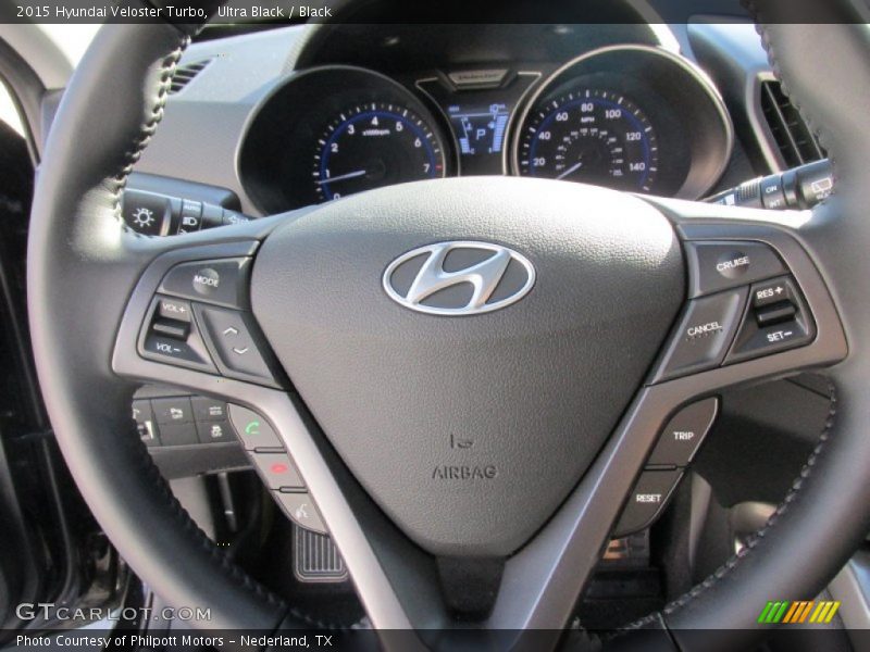 Ultra Black / Black 2015 Hyundai Veloster Turbo