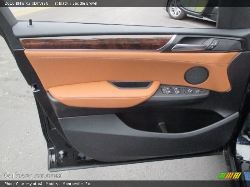 Jet Black / Saddle Brown 2016 BMW X3 xDrive28i