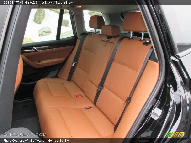 Jet Black / Saddle Brown 2016 BMW X3 xDrive28i