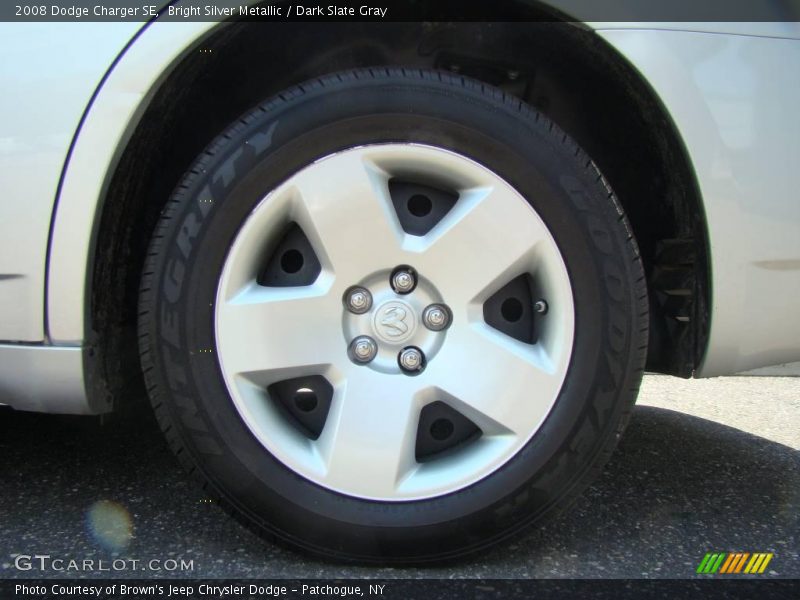Bright Silver Metallic / Dark Slate Gray 2008 Dodge Charger SE