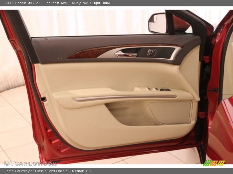 Ruby Red / Light Dune 2013 Lincoln MKZ 2.0L EcoBoost AWD