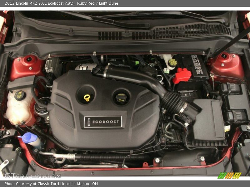 Ruby Red / Light Dune 2013 Lincoln MKZ 2.0L EcoBoost AWD