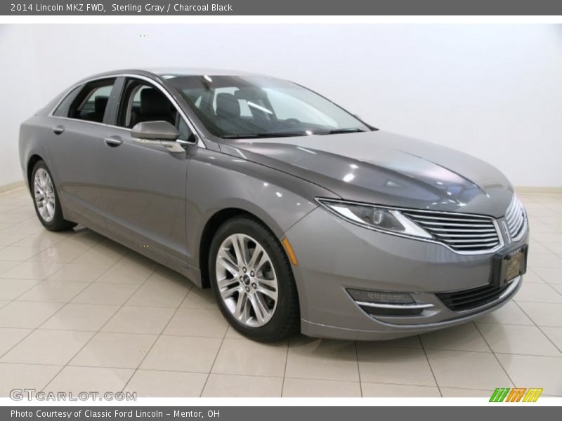 Sterling Gray / Charcoal Black 2014 Lincoln MKZ FWD
