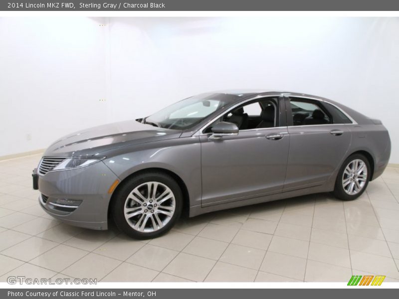 Sterling Gray / Charcoal Black 2014 Lincoln MKZ FWD