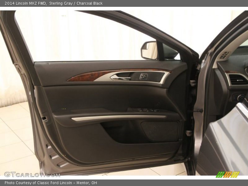 Sterling Gray / Charcoal Black 2014 Lincoln MKZ FWD