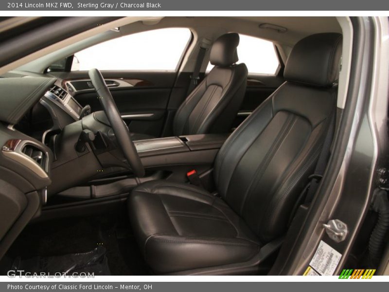 Sterling Gray / Charcoal Black 2014 Lincoln MKZ FWD