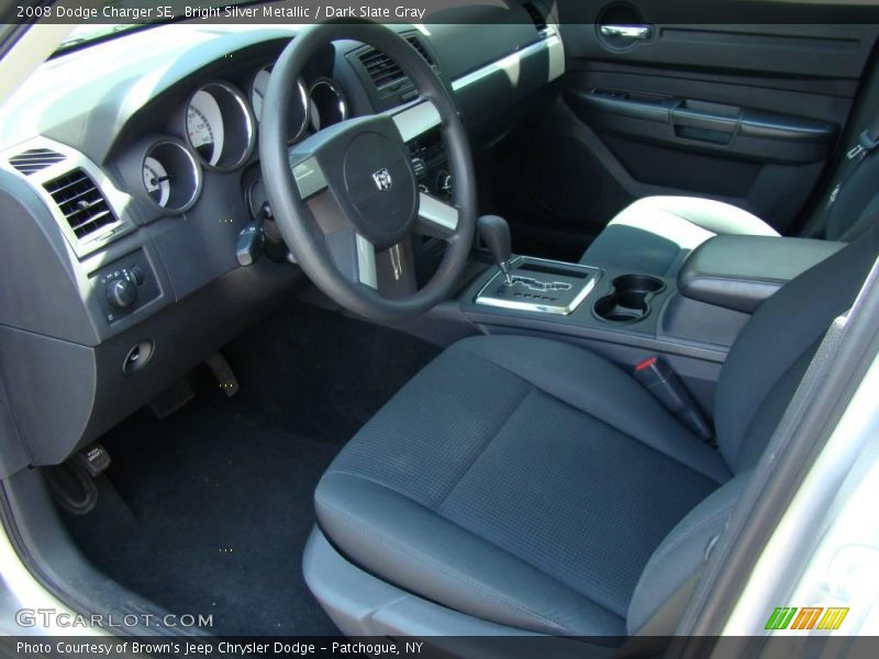 Bright Silver Metallic / Dark Slate Gray 2008 Dodge Charger SE