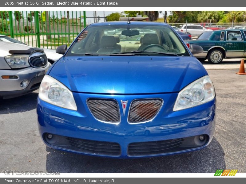 Electric Blue Metallic / Light Taupe 2005 Pontiac G6 GT Sedan