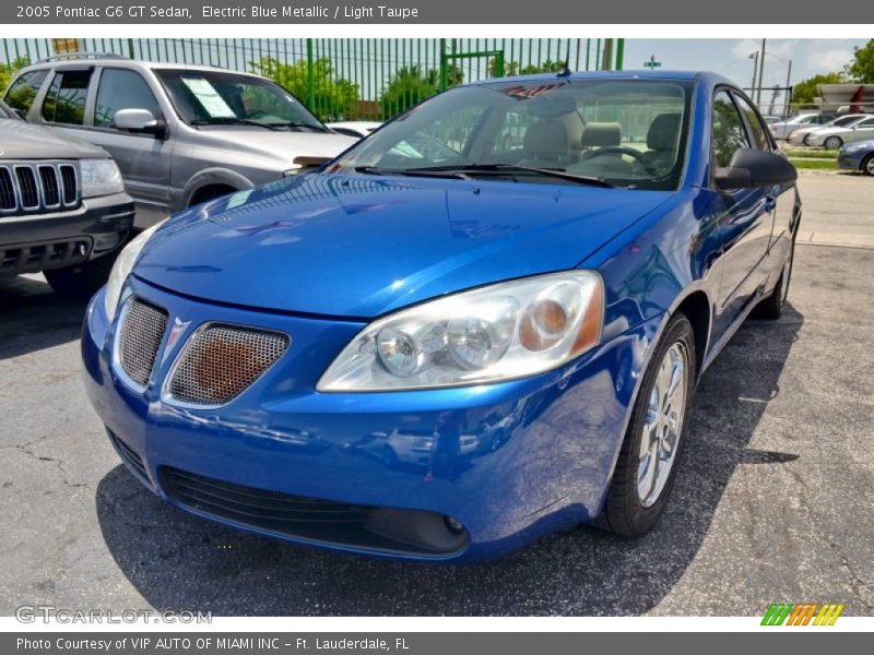 Electric Blue Metallic / Light Taupe 2005 Pontiac G6 GT Sedan