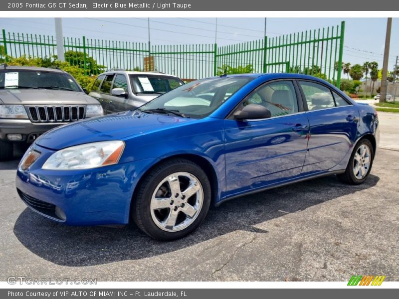 Electric Blue Metallic / Light Taupe 2005 Pontiac G6 GT Sedan