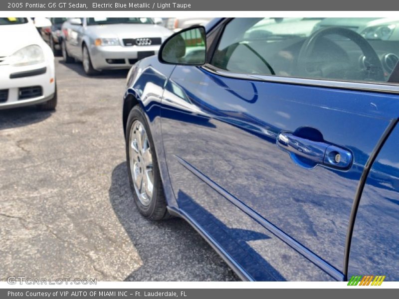 Electric Blue Metallic / Light Taupe 2005 Pontiac G6 GT Sedan