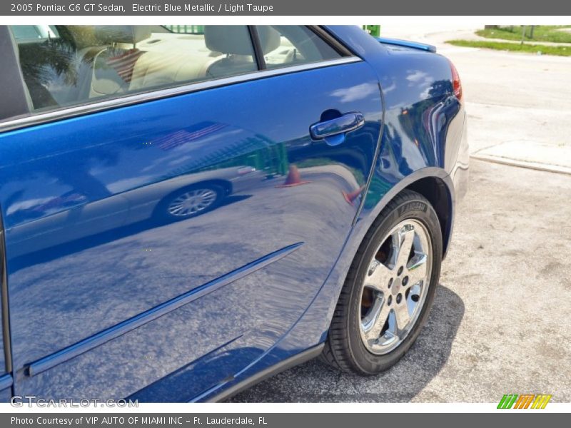 Electric Blue Metallic / Light Taupe 2005 Pontiac G6 GT Sedan