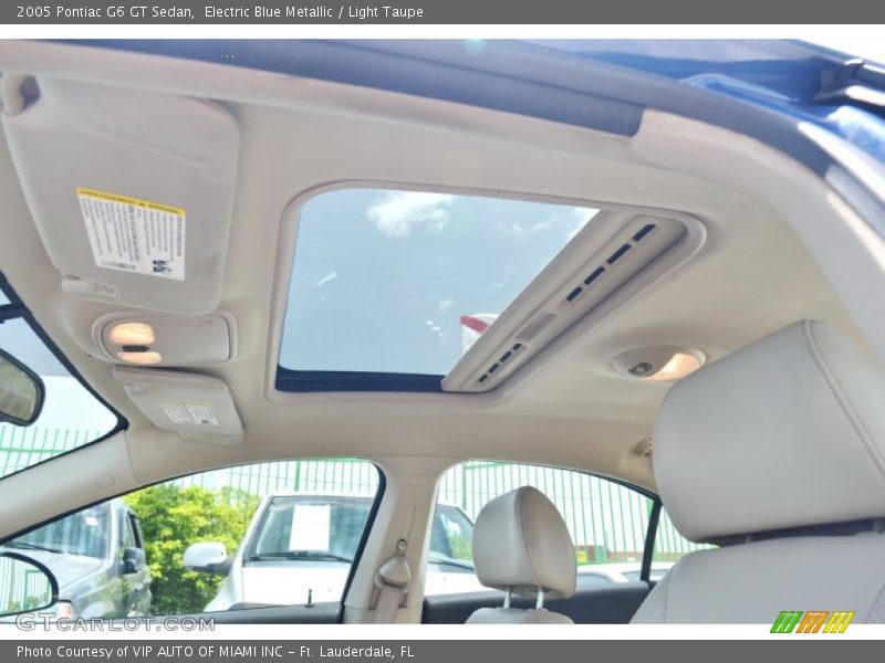 Electric Blue Metallic / Light Taupe 2005 Pontiac G6 GT Sedan