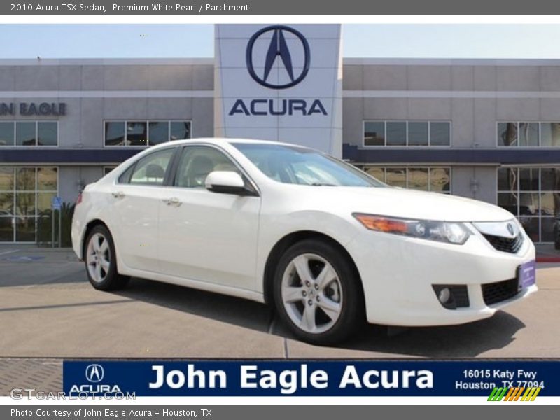 Premium White Pearl / Parchment 2010 Acura TSX Sedan