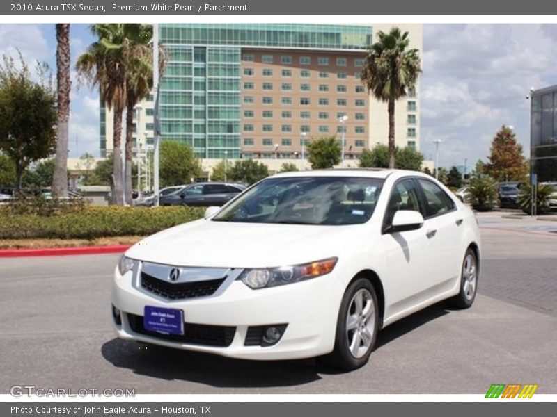 Premium White Pearl / Parchment 2010 Acura TSX Sedan