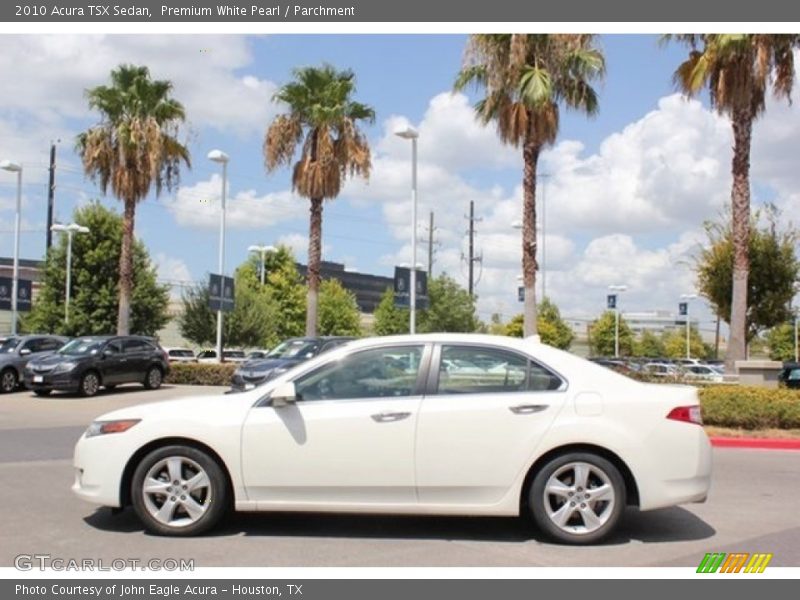 Premium White Pearl / Parchment 2010 Acura TSX Sedan