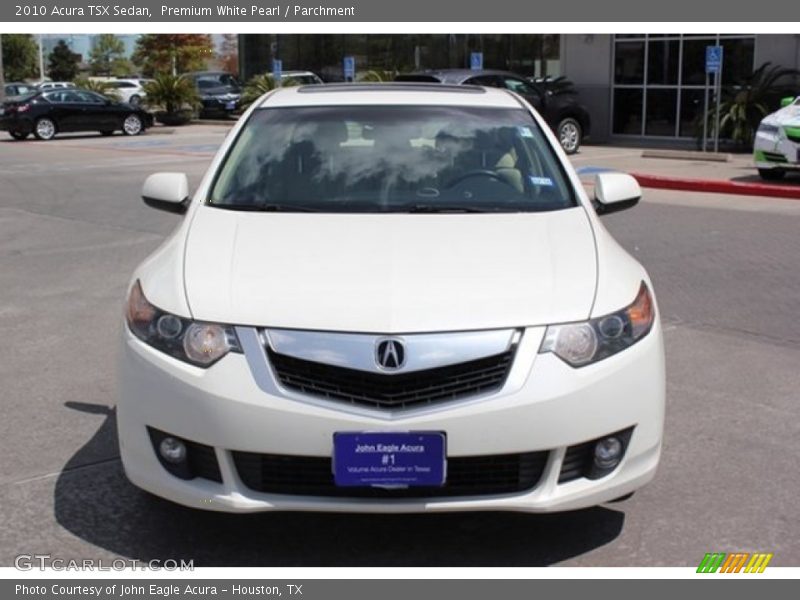 Premium White Pearl / Parchment 2010 Acura TSX Sedan