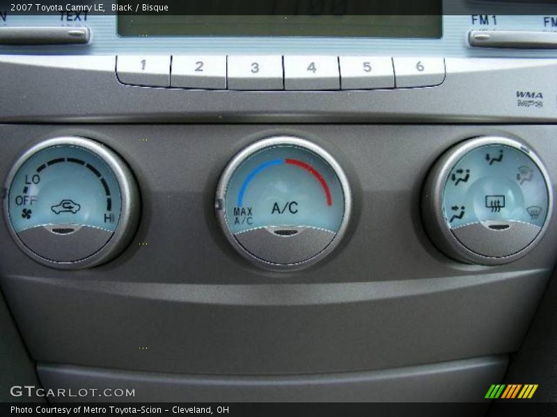 Black / Bisque 2007 Toyota Camry LE