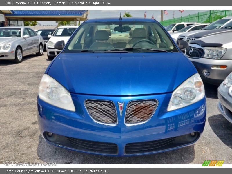 Electric Blue Metallic / Light Taupe 2005 Pontiac G6 GT Sedan