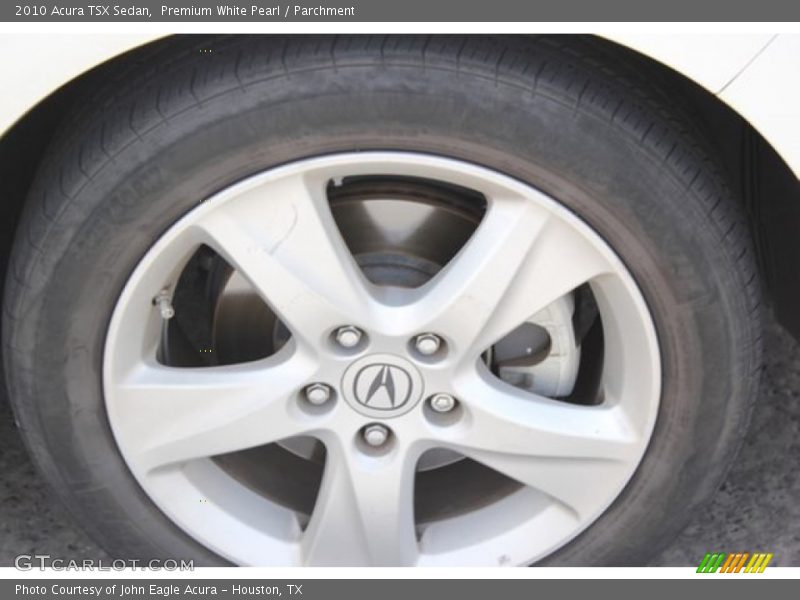 Premium White Pearl / Parchment 2010 Acura TSX Sedan