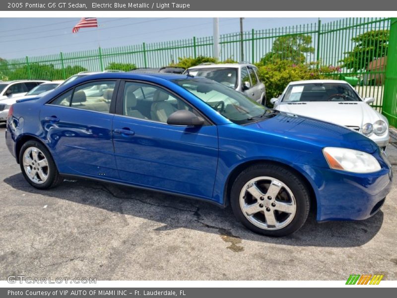 Electric Blue Metallic / Light Taupe 2005 Pontiac G6 GT Sedan