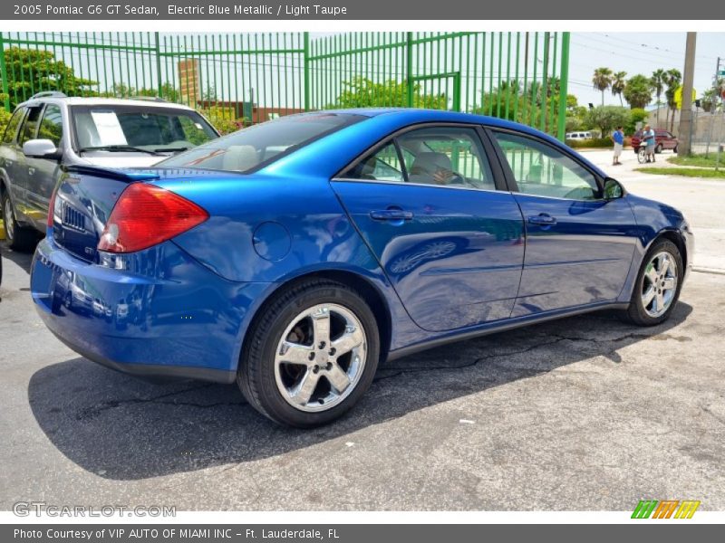 Electric Blue Metallic / Light Taupe 2005 Pontiac G6 GT Sedan