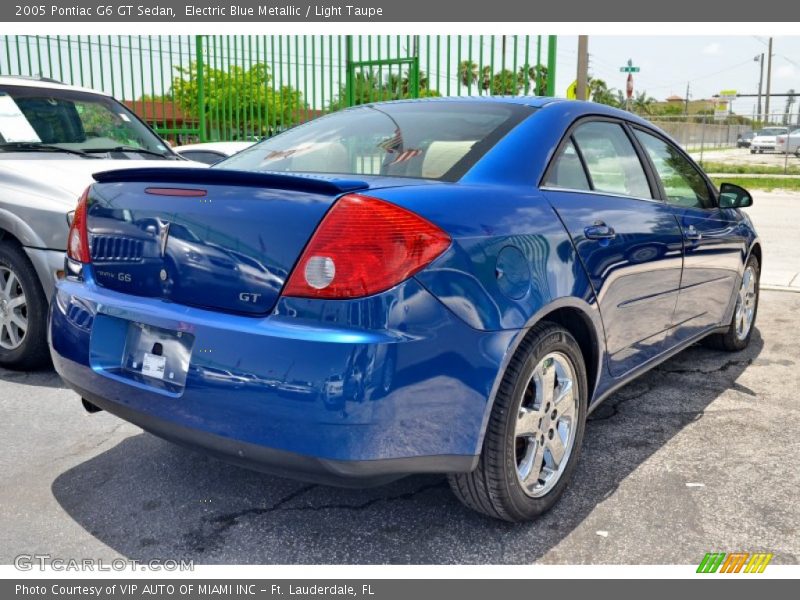 Electric Blue Metallic / Light Taupe 2005 Pontiac G6 GT Sedan