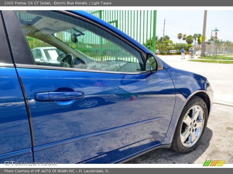 Electric Blue Metallic / Light Taupe 2005 Pontiac G6 GT Sedan