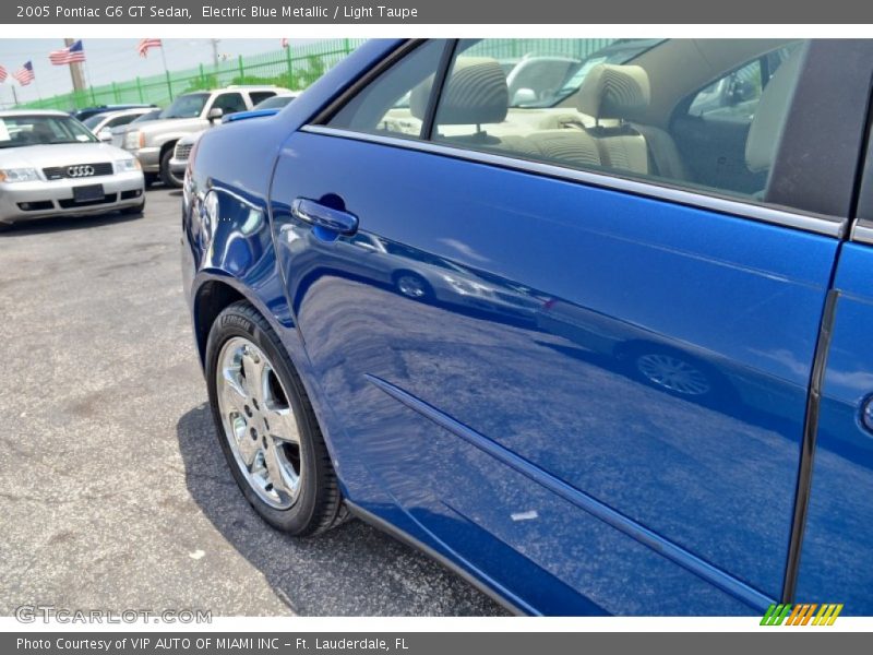 Electric Blue Metallic / Light Taupe 2005 Pontiac G6 GT Sedan