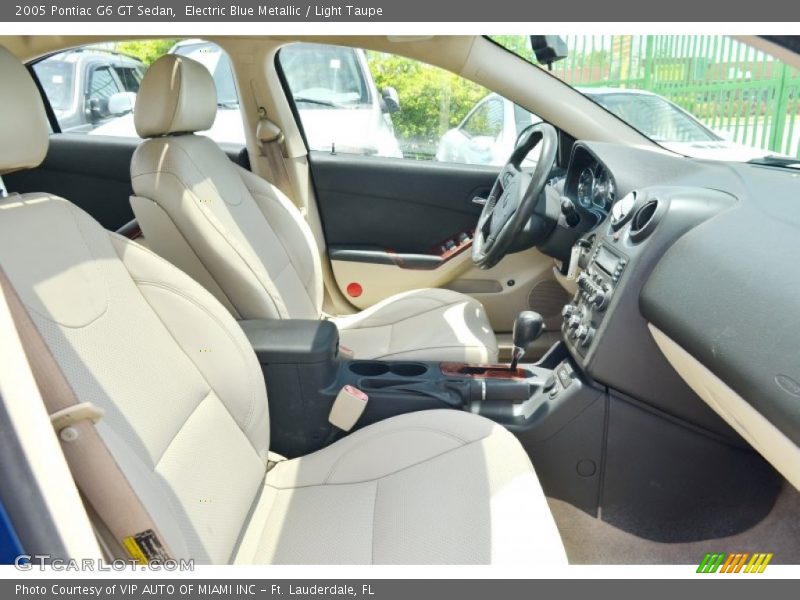 Electric Blue Metallic / Light Taupe 2005 Pontiac G6 GT Sedan