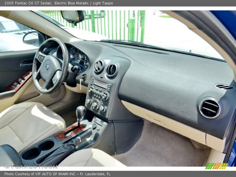 Electric Blue Metallic / Light Taupe 2005 Pontiac G6 GT Sedan