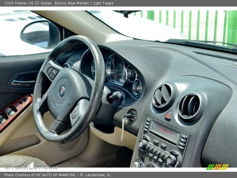 Electric Blue Metallic / Light Taupe 2005 Pontiac G6 GT Sedan