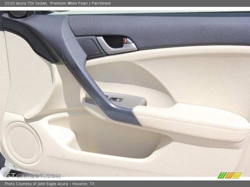 Premium White Pearl / Parchment 2010 Acura TSX Sedan