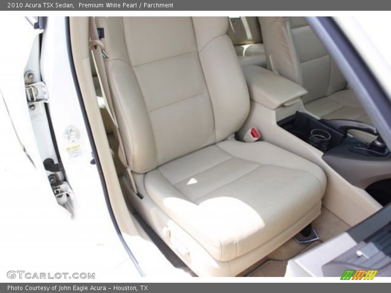 Premium White Pearl / Parchment 2010 Acura TSX Sedan