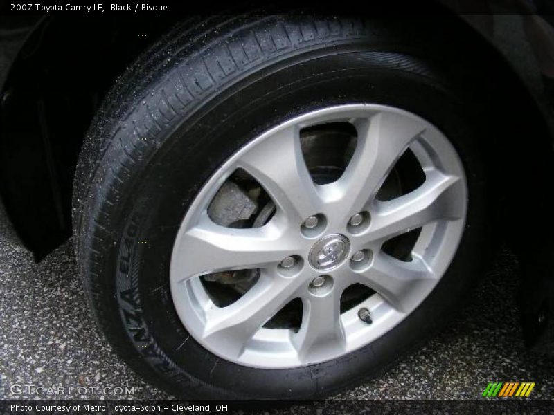 Black / Bisque 2007 Toyota Camry LE