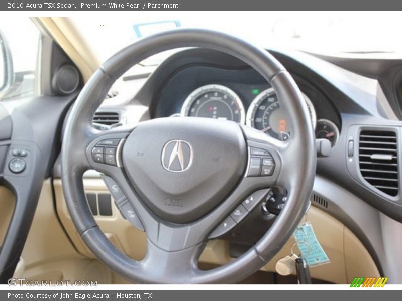 Premium White Pearl / Parchment 2010 Acura TSX Sedan