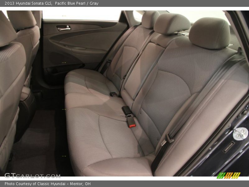 Pacific Blue Pearl / Gray 2013 Hyundai Sonata GLS
