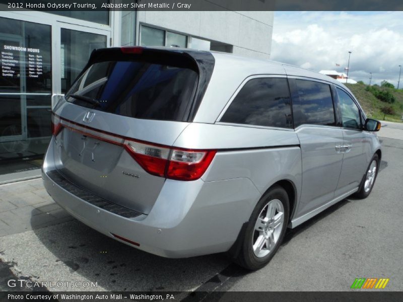 Alabaster Silver Metallic / Gray 2012 Honda Odyssey Touring