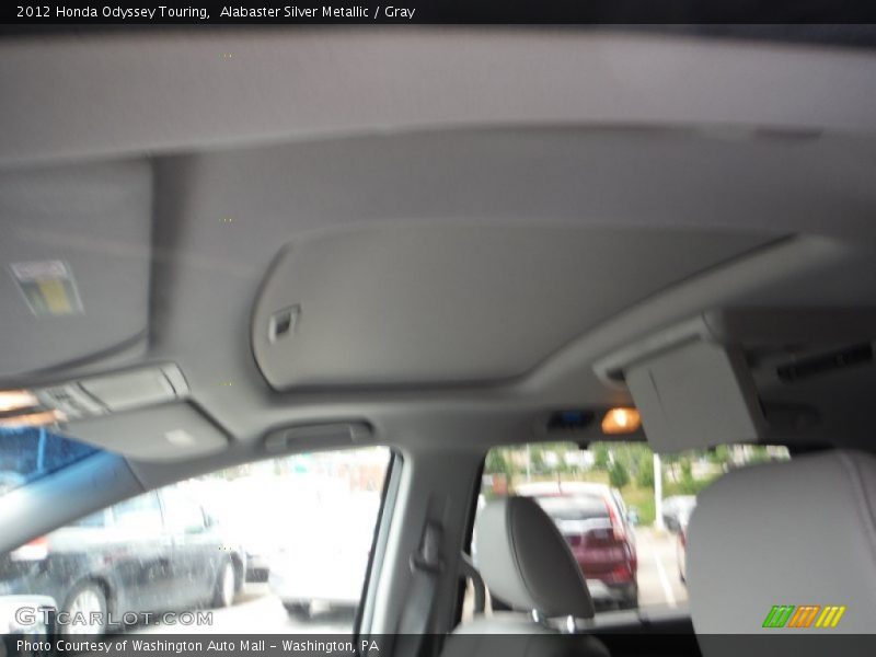Alabaster Silver Metallic / Gray 2012 Honda Odyssey Touring