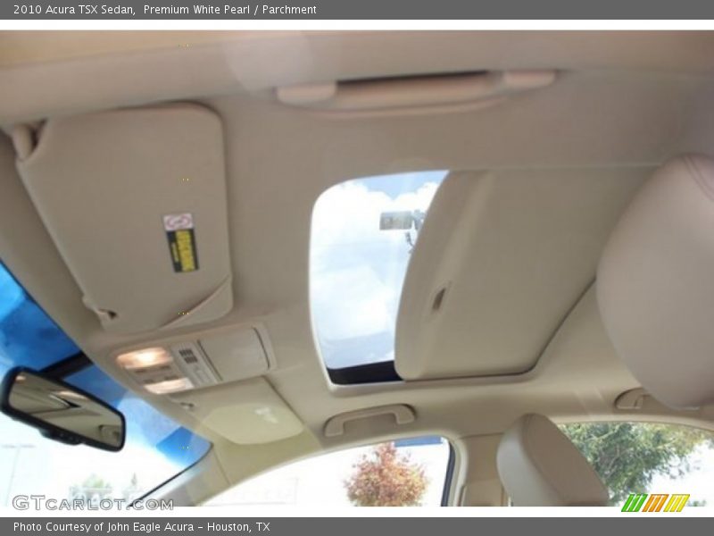 Premium White Pearl / Parchment 2010 Acura TSX Sedan