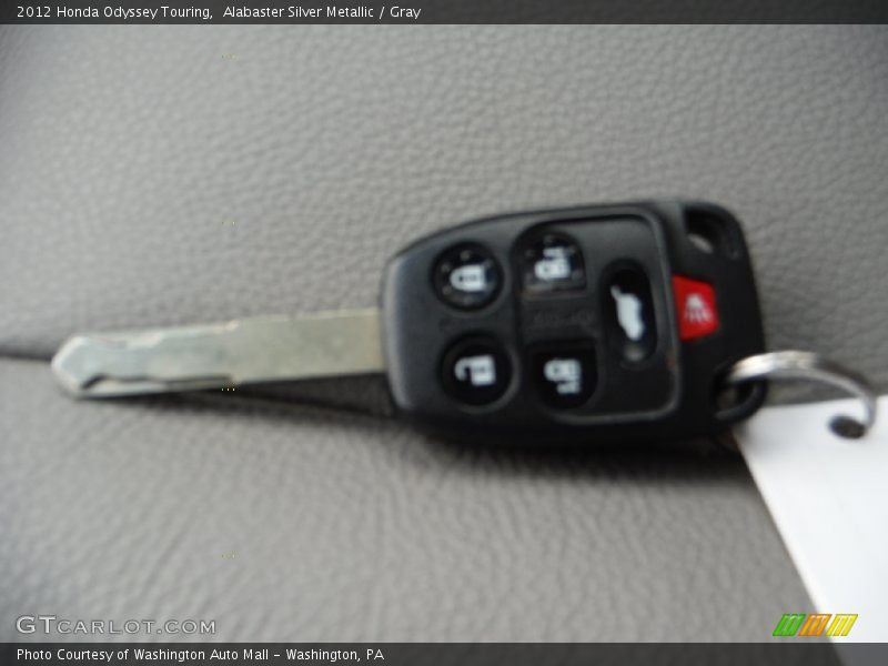 Alabaster Silver Metallic / Gray 2012 Honda Odyssey Touring