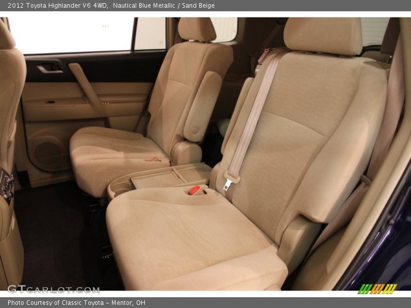Nautical Blue Metallic / Sand Beige 2012 Toyota Highlander V6 4WD