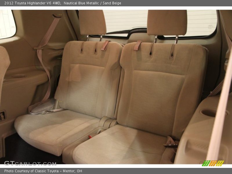 Nautical Blue Metallic / Sand Beige 2012 Toyota Highlander V6 4WD