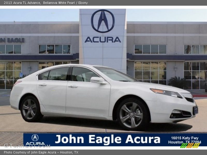 Bellanova White Pearl / Ebony 2013 Acura TL Advance