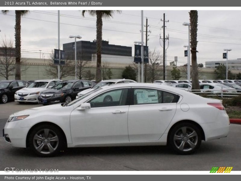 Bellanova White Pearl / Ebony 2013 Acura TL Advance