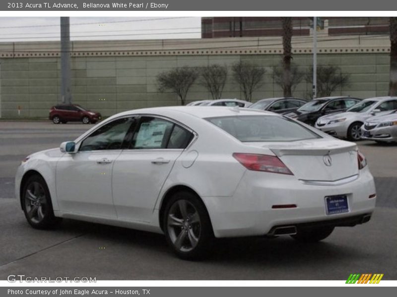 Bellanova White Pearl / Ebony 2013 Acura TL Advance