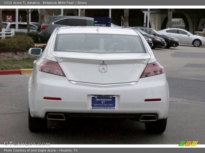 Bellanova White Pearl / Ebony 2013 Acura TL Advance