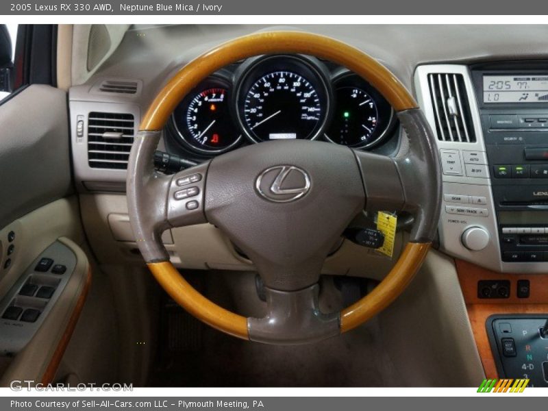 Neptune Blue Mica / Ivory 2005 Lexus RX 330 AWD